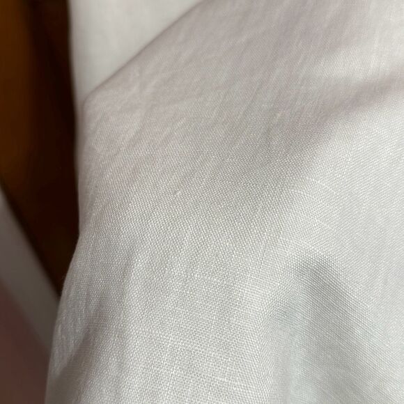 Reformation Yvonne White Linen Midi A-Line Skirt Women’s 6 - Picture 4 of 8